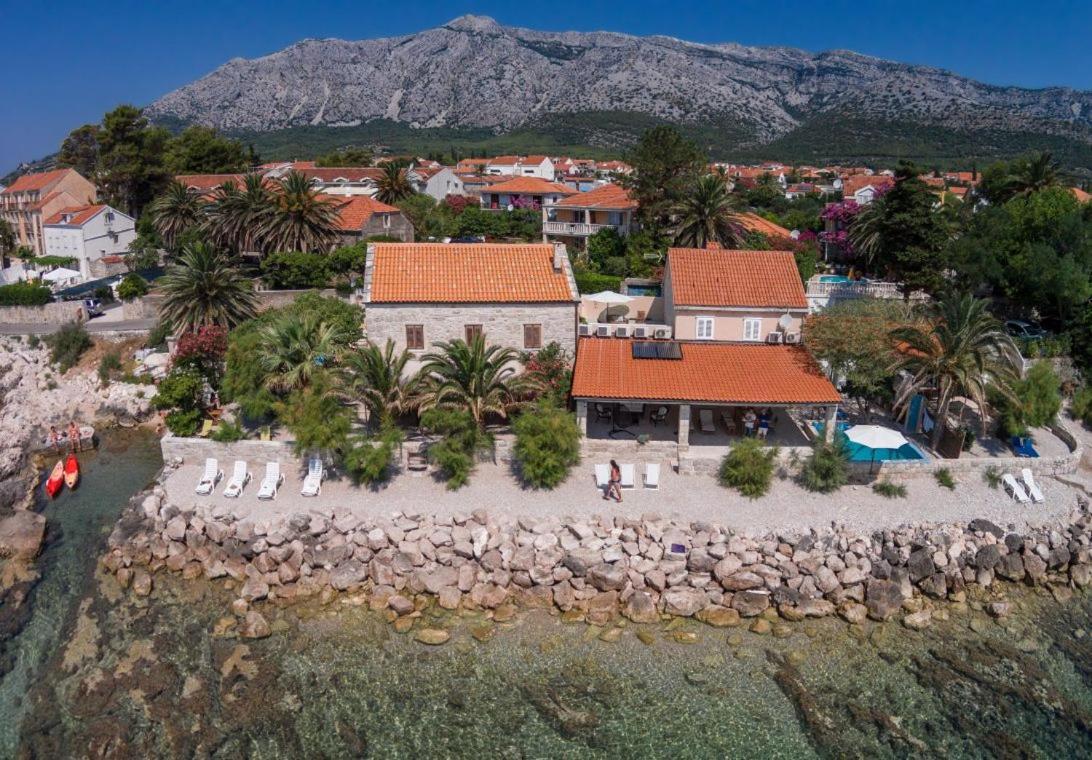 Luxury Beachfront Villa Mare With Private Pool At The Beach Orebic - Peljesac Exterior foto